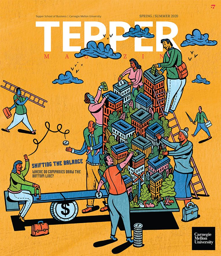 Phil Wrigglesworth Tepper Magazine cover illustration