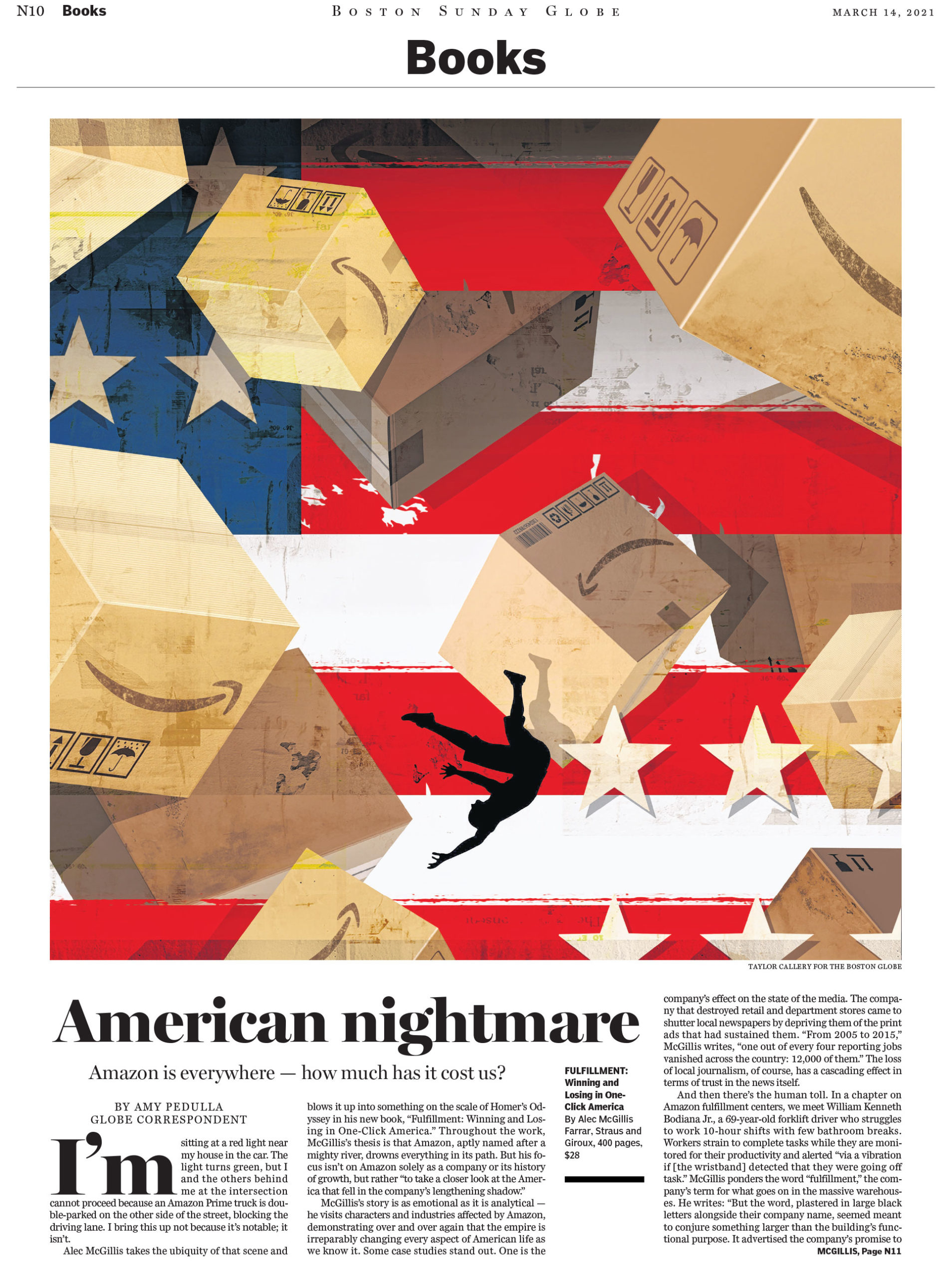 Taylor Callery illustration for The Boston Globe