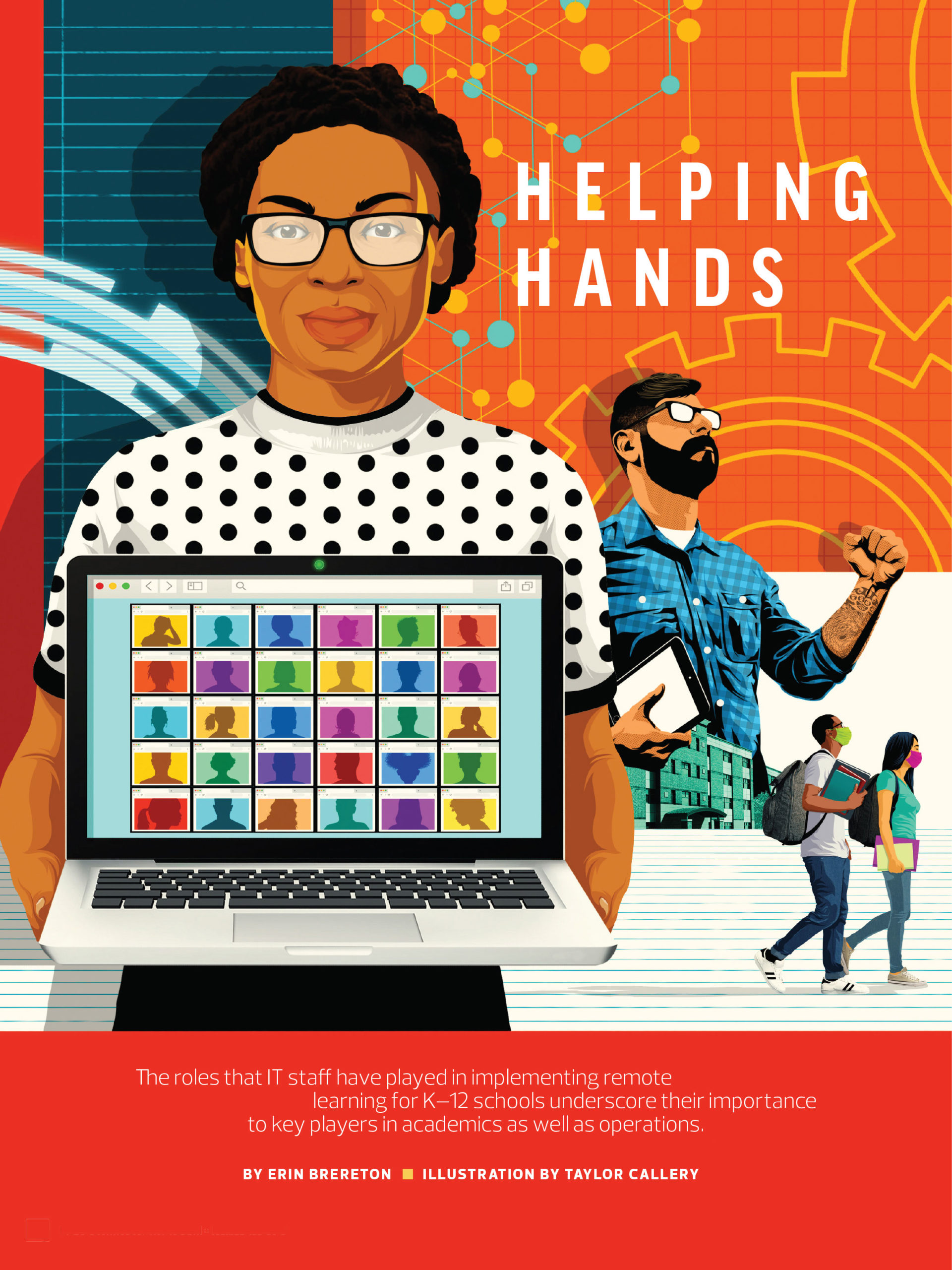 Taylor Callery illustration for EdTech Magazine